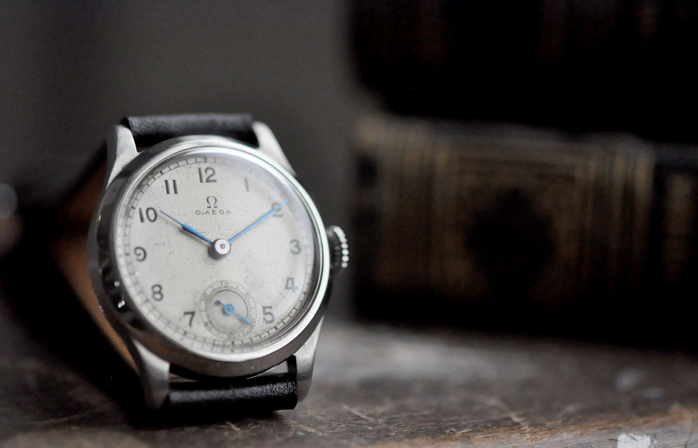 Antique Watch -OMEGA- blue steel hands | eimeku