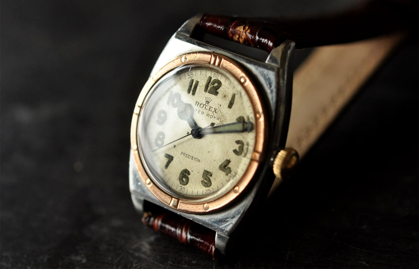 curryking　ロレックスレザーケース 1940's ROLEX OYSTER ROYAL VICEROY CASE - eimeku
